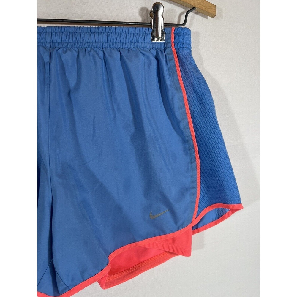 Nike Dri Fit Shorts Womens M Blue Peach Athletic Running - Picture 6 of 12
